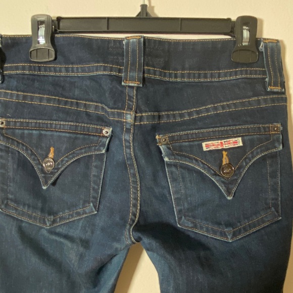 Hudson Jeans Bootcut Blue Denim Elastan Flaps 28 - Picture 5 of 14